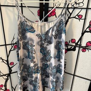 Xhilaration White Camisole Sleeveless Backless Top